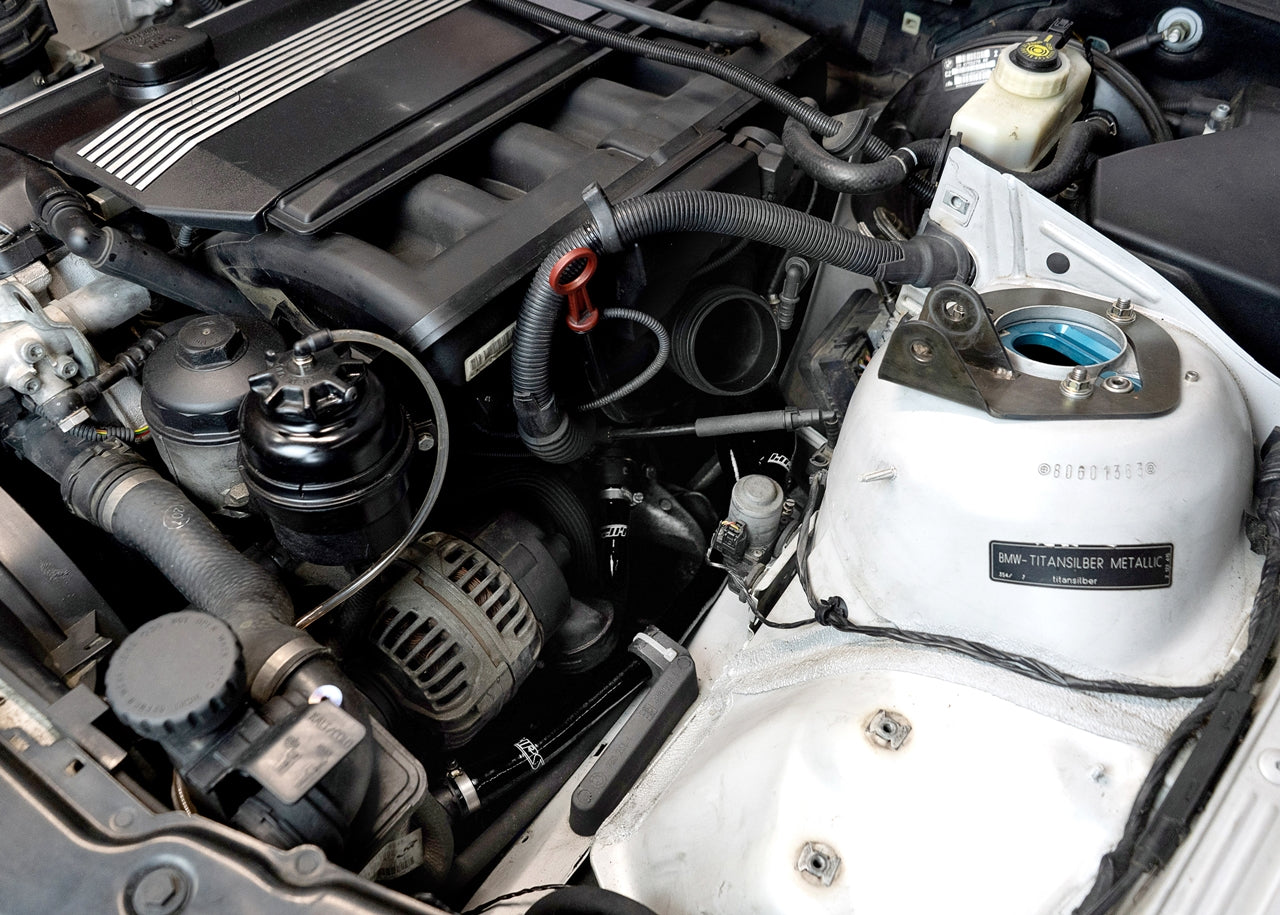 HPS Performance High Temp Reinforced Silicone Radiator and Heater Coolant Hose Kit, Black, 57-2076-BLK
