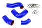 HPS Performance High Temp Reinforced Silicone Intercooler Hose Boots Kit Blue 57-1949-BLUE