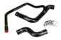 HPS Performance High Temp Reinforced Silicone Radiator Coolant Hose Kit Black 57-2032-BLK