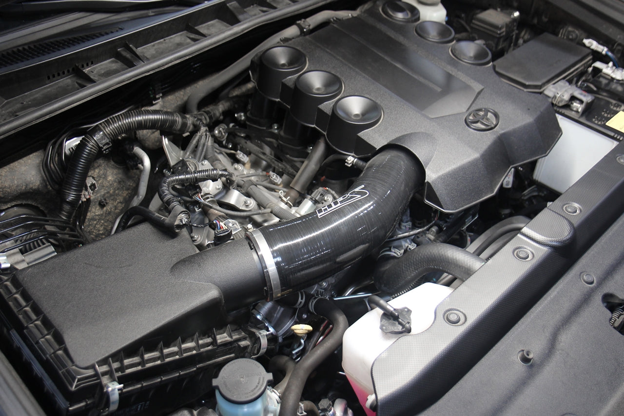 HPS Performance High Temp Reinforced Silicone Air Intake Hose Kit, Red, 10-14 Toyota FJ Cruiser/ 10-24 4Runner 4.0L V6