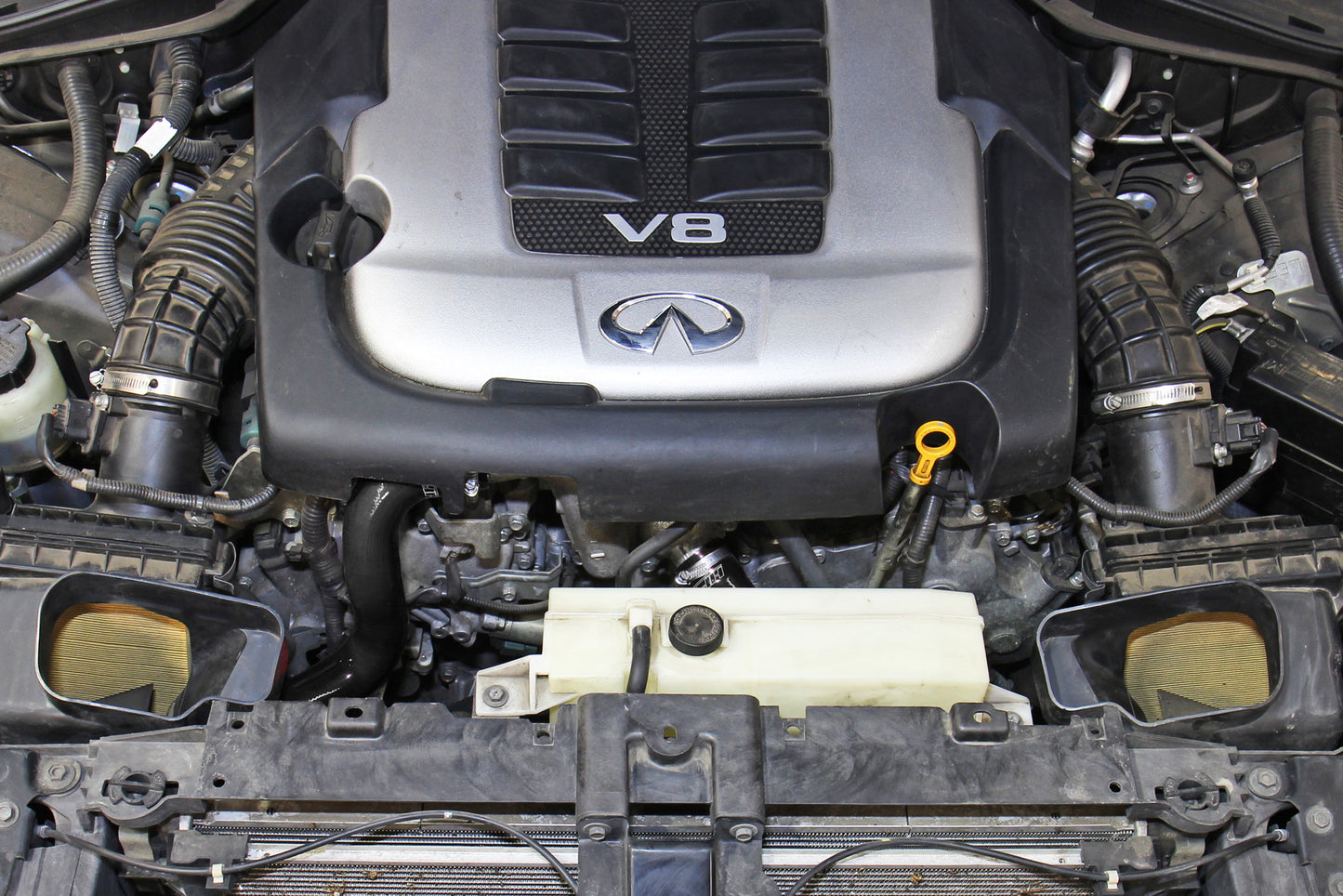 HPS Performance High Temp Reinforced Silicone Radiator Coolant Hose Kit, Black, 11-13 Infiniti M56/ 14-19 Infiniti Q70 5.6L V8