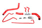 HPS Performance High Temp Reinforced Silicone Radiator Coolant Hose Kit Red 57-2064-RED