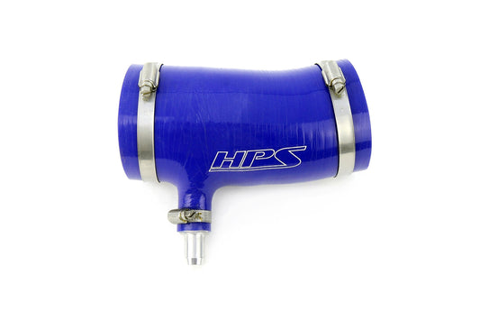 HPS Performance High Temp Reinforced Silicone Air Intake Hose Kit Blue 57-2123-BLUE