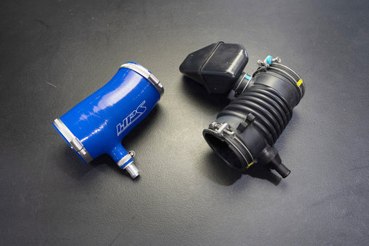 HPS Performance High Temp Reinforced Silicone Air Intake Hose Kit, Blue, 10-15 Lexus RX350/ 11-16 Toyota Sienna 3.5L V6