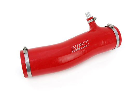 HPS Performance High Temp Reinforced Silicone Air Intake Hose Kit Red 57-2126-RED