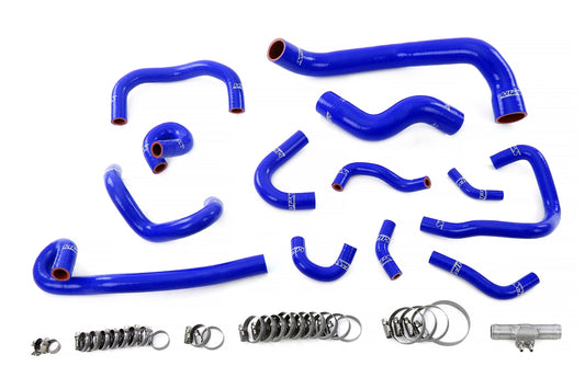 HPS Silicone Radiator Heater and Ancillary Coolant Hose Kit 1995-1998 Nissan Skyline GTR R33 RB26DETT BCNR33 Blue 57-2135-BLUE