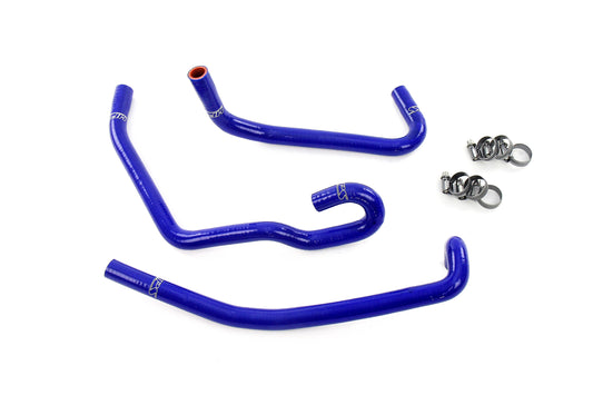 HPS Performance High Temp Reinforced Silicone Heater Coolant Hose Kit Blue 57-2141H-BLUE