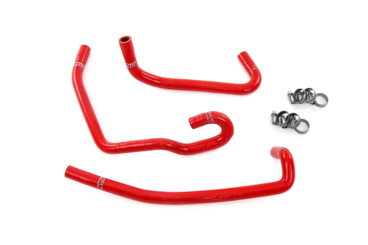 HPS Performance High Temp Reinforced Silicone Heater Coolant Hose Kit, Red, 2000-2004 Toyota Tundra 3.4L V6