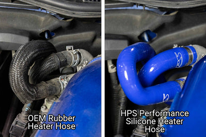 HPS Performance High Temp Reinforced Silicone Heater Coolant Hose Kit, Black, Multiple Fitments, 57-2183-BLK