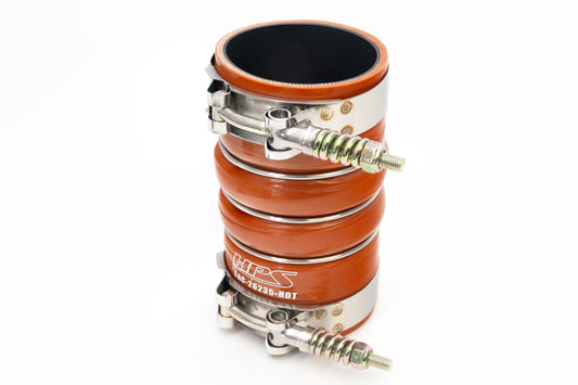 HPS Performance Ultra High Temp Aramid Reinforced Silicone Intercooler Hose Boots Kit, Orange, Multiple Fitments, 57-2209