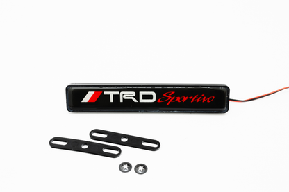 Toyota TRD LED Light Car Front Grille Name Badge Illuminated Emblem