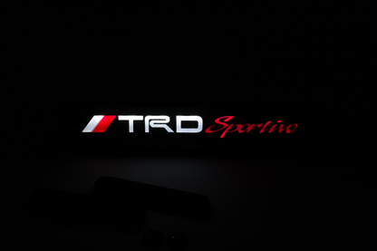 Toyota TRD LED Light Car Front Grille Name Badge Illuminated Emblem