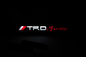 Toyota TRD LED Light Car Front Grille Name Badge Illuminated Emblem