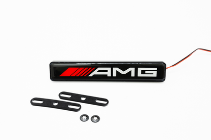 Mercedes Benz AMG LED Light Car Front Grille Name Badge Illuminated Emblem