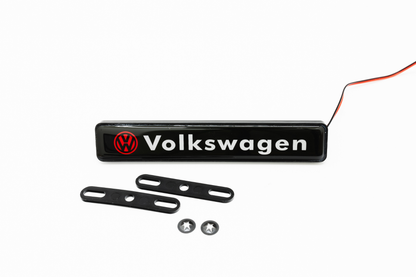 Volkswagen LED Light Car Front Grille Name Badge Illuminated Emblem