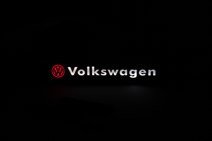 Volkswagen LED Light Car Front Grille Name Badge Illuminated Emblem