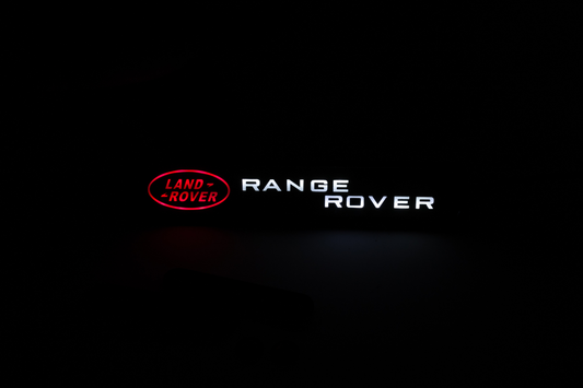 Range Rover LED Light Car Front Grille Name Badge Illuminated Emblem