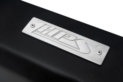 HPS Performance Pulley Belt Aluminum Cover, Black, 2015-2021 Subaru WRX 2.0L Turbo