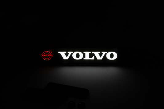 Volvo LED Light Car Front Grille Name Badge Illuminated Emblem