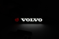 Volvo LED Light Car Front Grille Name Badge Illuminated Emblem