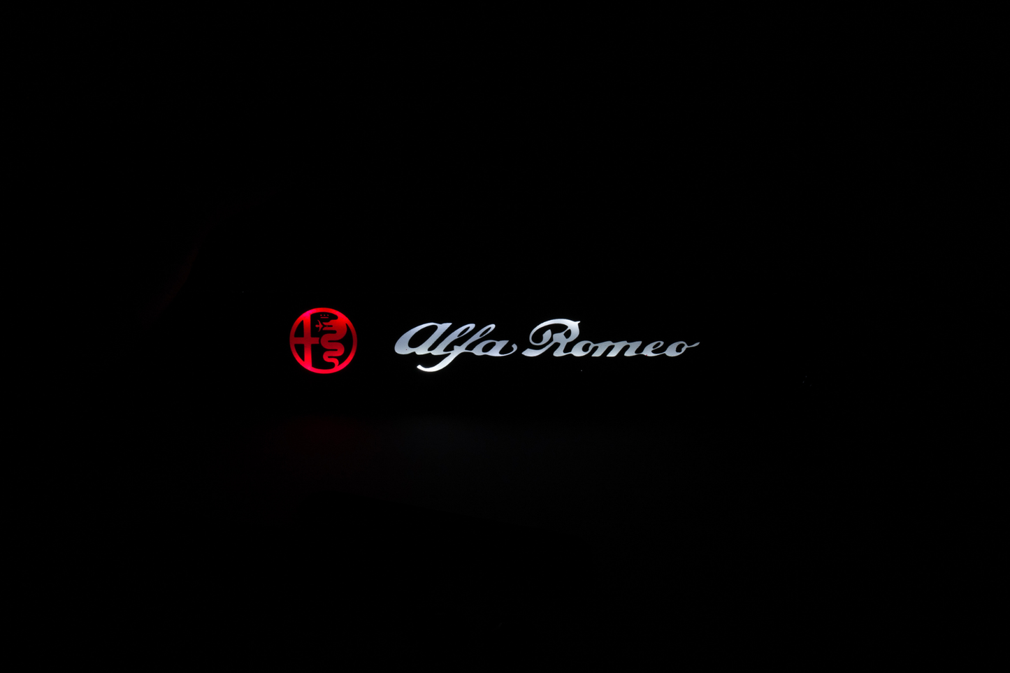 Alfa Romeo LED Light Car Front Grille Name Badge Illuminated Emblem