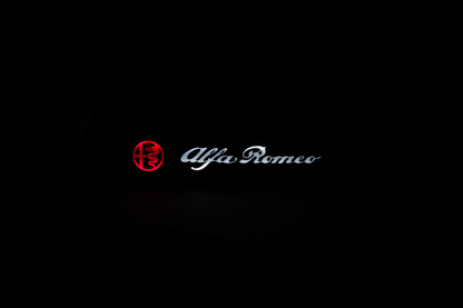 Alfa Romeo LED Light Car Front Grille Name Badge Illuminated Emblem