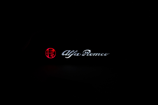 Alfa Romeo LED Light Car Front Grille Name Badge Illuminated Emblem