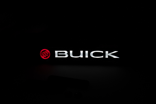 Buick LED Light Car Front Grille Name Badge Illuminated Emblem