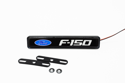 Ford F-150 LED Light Car Front Grille Name Badge Illuminated Emblem