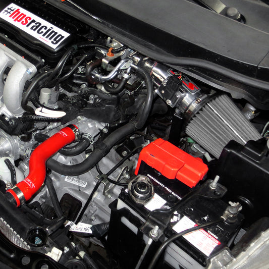 HPS Performance Air Intake Kit, Polished, 2009-2013 Honda Fit 1.5L