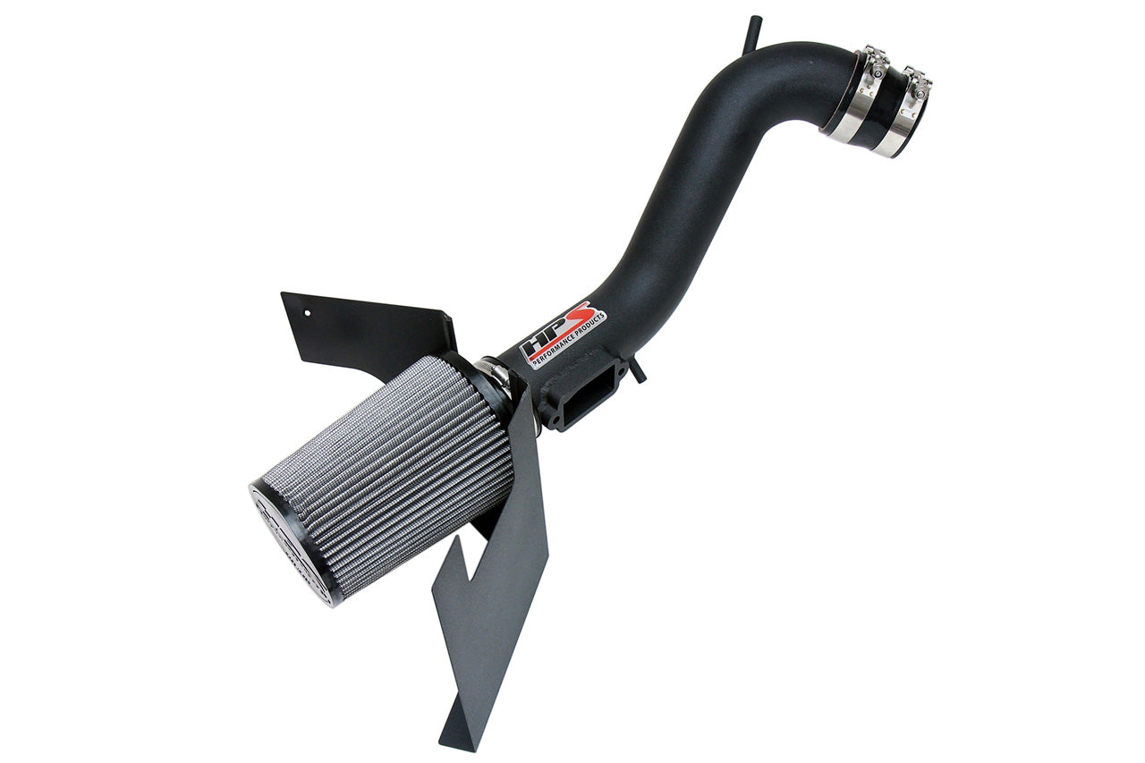 HPS Performance Air Intake Kit with Heat Shield Black 827-200WB