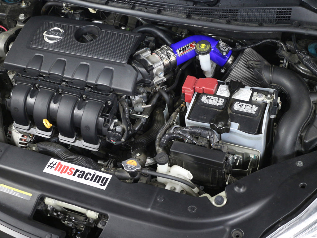 HPS Performance Air Intake Kit, Blue, 2013-2019 Nissan Sentra 1.8L