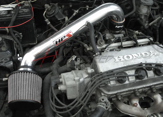 HPS Performance Air Intake Kit with Heat Shield, Black, 1996-2000 Honda Civic CX DX LX