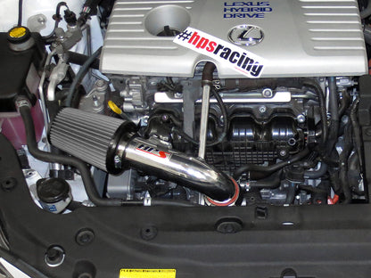 HPS Performance Air Intake Kit, Polished, 2011-2017 Lexus CT200h