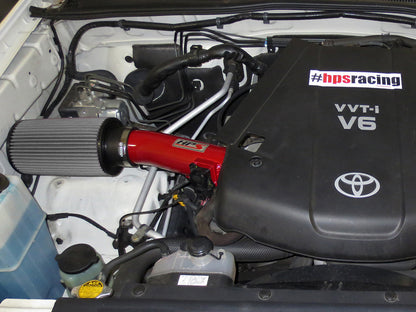 HPS Performance Air Intake Kit, Red, 07-09 Toyota FJ Cruiser/ 05-11 Toyota Tacoma 4.0L V6