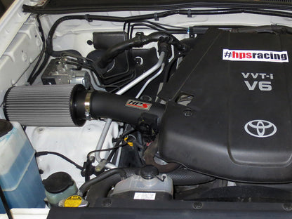HPS Performance Air Intake Kit, Black, 07-09 Toyota FJ Cruiser/ 05-11 Toyota Tacoma 4.0L V6