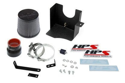HPS Performance Air Intake Kit with Heat Shield, Blue, 827-515BL