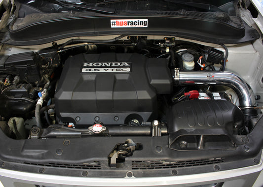 HPS Performance Air Intake Kit, Black, 2006-2008 Honda Ridgeline 3.5L V6