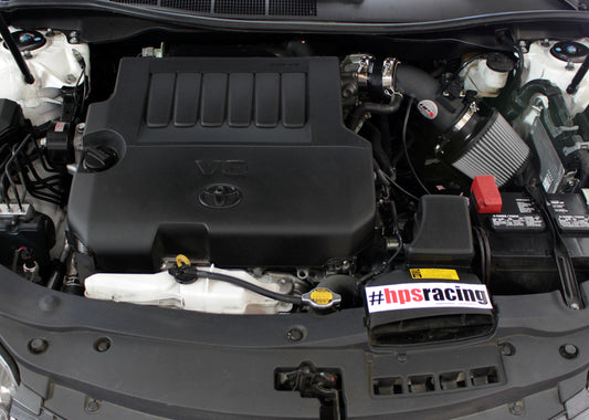 HPS Performance Air Intake Kit with Heat Shield, Black, 07-17 Toyota Camry/ 09-16 Venza 3.5L V6