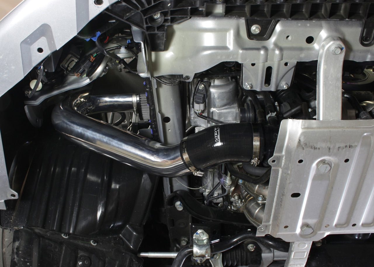 HPS Performance Air Intake Kit with Heat Shield, Polished, 2015-2021 Subaru WRX 2.0L Turbo