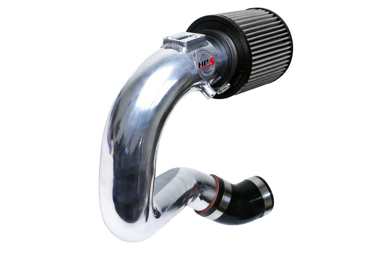 HPS Performance Air Intake Kit with Heat Shield, Polished, 2015-2021 Subaru WRX 2.0L Turbo