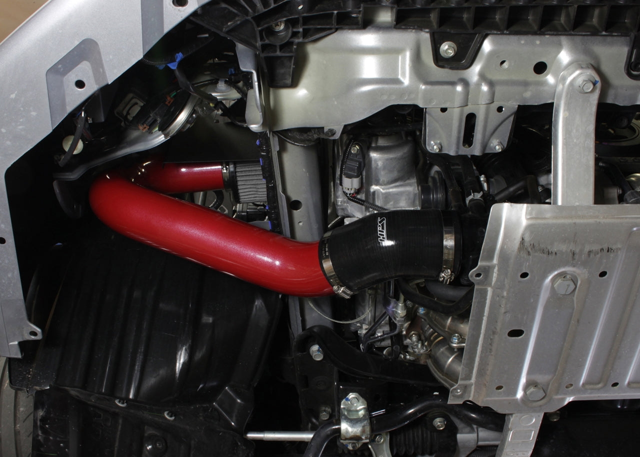 HPS Performance Air Intake Kit with Heat Shield, Red, 2015-2021 Subaru WRX 2.0L Turbo