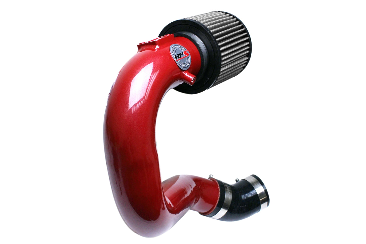 HPS Performance Air Intake Kit with Heat Shield, Red, 2015-2021 Subaru WRX 2.0L Turbo
