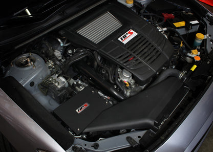 HPS Performance Air Intake Kit with Heat Shield, Black, 2015-2021 Subaru WRX 2.0L Turbo
