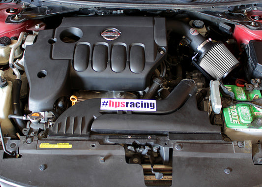 HPS Performance Air Intake Kit with Heat Shield, Black, 07-12 Nissan Altima/ 08-13 Nissan Altima Coupe 2.5L 4Cyl
