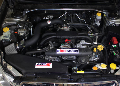 HPS Performance Air Intake Kit with Heat Shield, Black, 10-12 Subaru Legacy/ Outback 2.5L Non Turbo