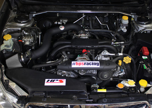 HPS Performance Air Intake Kit with Heat Shield, Black, 10-12 Subaru Legacy/ Outback 2.5L Non Turbo