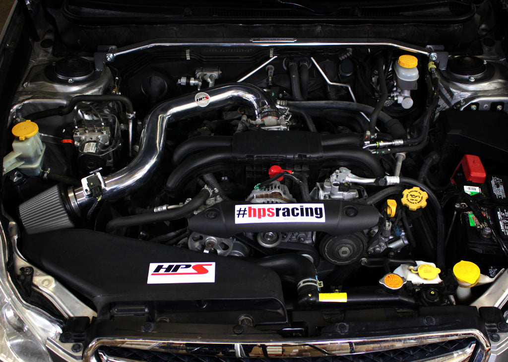 HPS Performance Air Intake Kit with Heat Shield, Blue, 10-12 Subaru Legacy/ Outback 2.5L Non Turbo