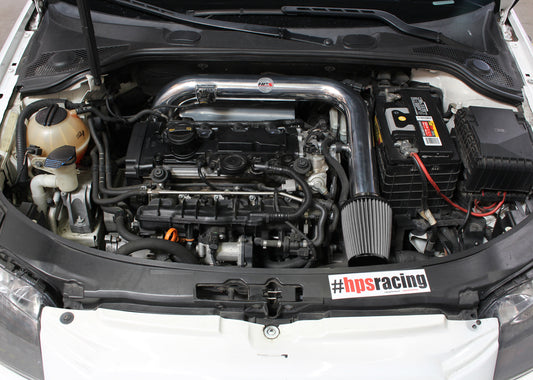 HPS Performance Air Intake Kit with Heat Shield, Black, Volkswagen EOS/ Passat 2.0T Turbo FSI Auto Trans. (06-08)