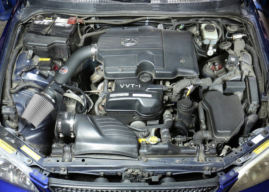 HPS Performance Air Intake Kit with Heat Shield, Black, 2001-2005 Lexus IS300 3.0L